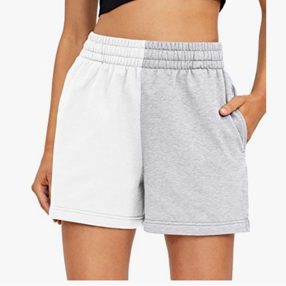 two tone shorts